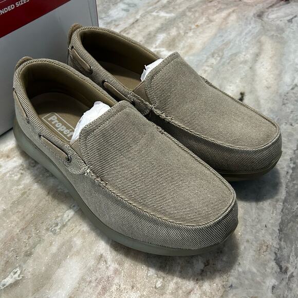 NIB Propet Viasol Men’s Slip-On, Tan, Size 8 (5E) - Picture 1 of 7